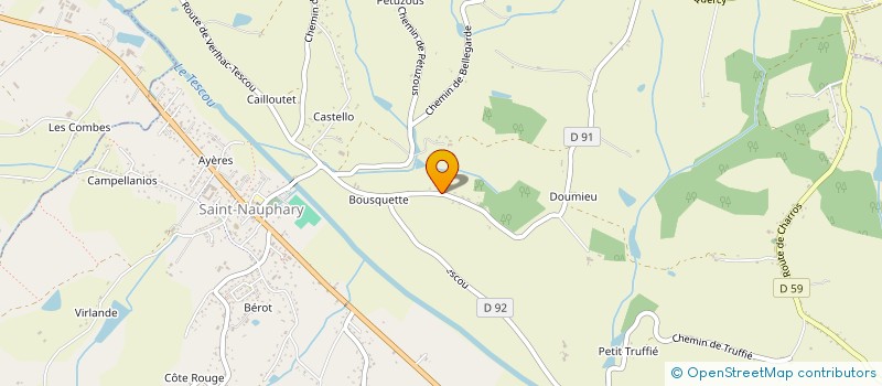 localisation de l'entreprise LMNP INDIVISION GUILPAIN  SAINT-NAUPHARY