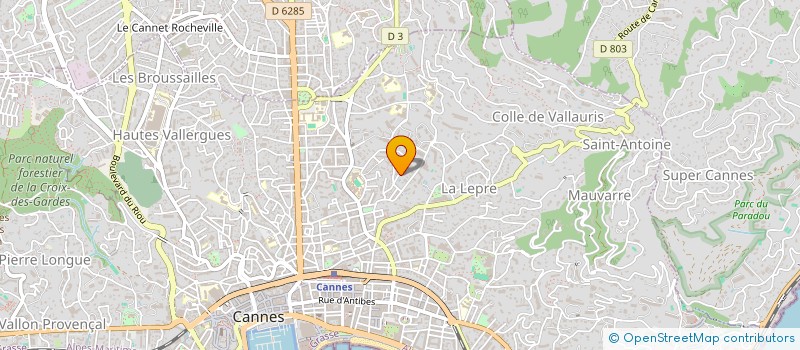 localisation de l'entreprise LMNP INDIVISION JURQUET  CANNES