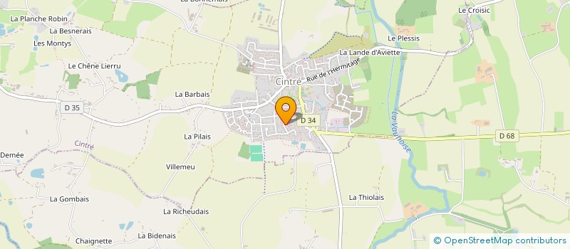 localisation de l'entreprise LMNP INDIVISION KLUSKA BOULIN  CINTRE