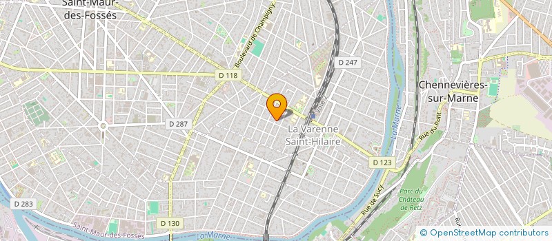 localisation de l'entreprise LMNP INDIVISION LANNI DECHAUD  SAINT-MAUR-DES-FOSSES