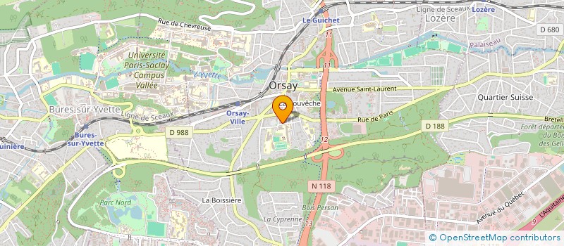 localisation de l'entreprise LMNP INDIVISION LELACHE  ORSAY