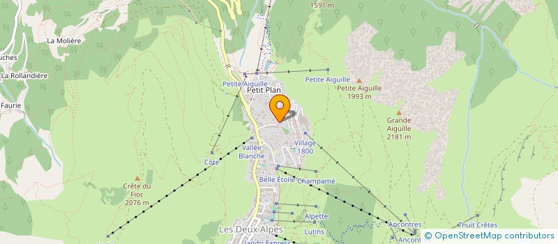 localisation de l'entreprise LMNP INDIVISION MAGNI DUSFOUR à LES DEUX ALPES