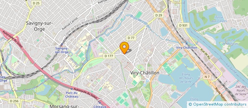 localisation de l'entreprise LMNP INDIVISION MARECAR à VIRY-CHATILLON