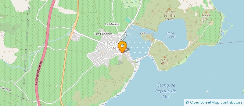 localisation de l'entreprise LMNP INDIVISION MONTAGNE  PEYRIAC-DE-MER