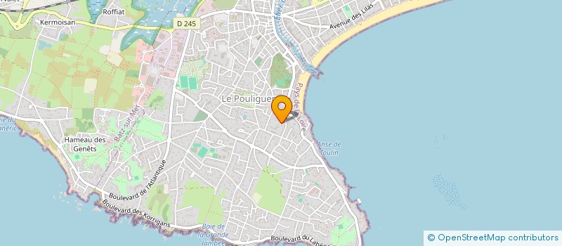 localisation de l'entreprise LMNP INDIVISION MORTIER  LE POULIGUEN