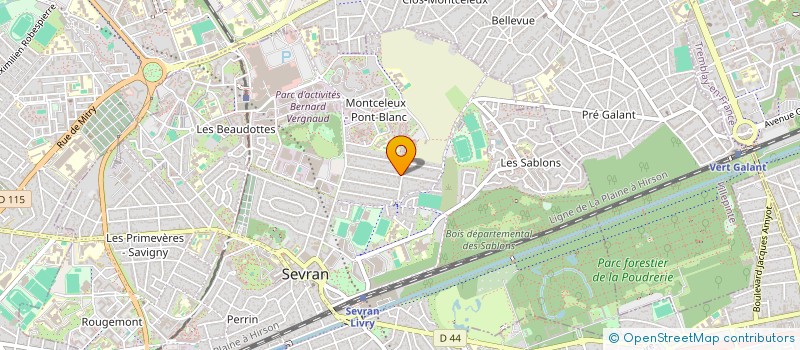 localisation de l'entreprise LMNP INDIVISION ORESTE PASSAVE à SEVRAN