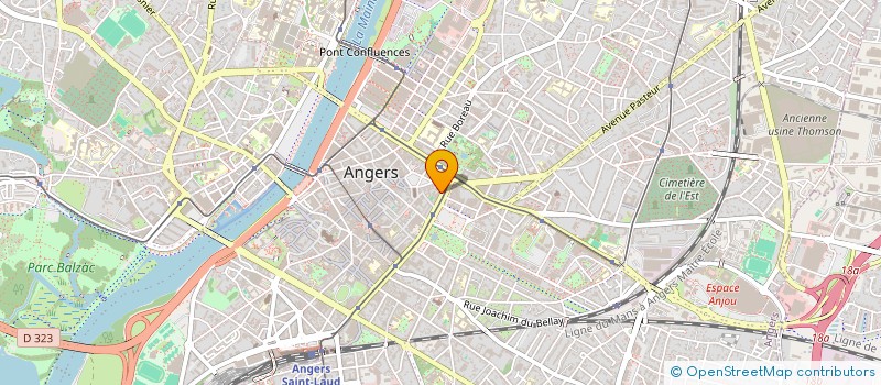 localisation de l'entreprise LMNP INDIVISION REDON/AUGIER à ANGERS