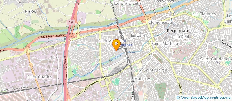 localisation de l'entreprise LMNP INDIVISION RIZO REYES  PERPIGNAN