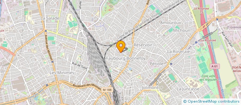 localisation de l'entreprise LMNP INDIVISION SALVETTI à TOULOUSE