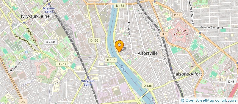 localisation de l'entreprise LMNP INDIVISION SERRAO  ALFORTVILLE