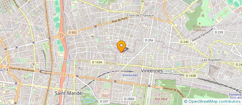 localisation de l'entreprise LMNP INDIVISION SIMELI à VINCENNES