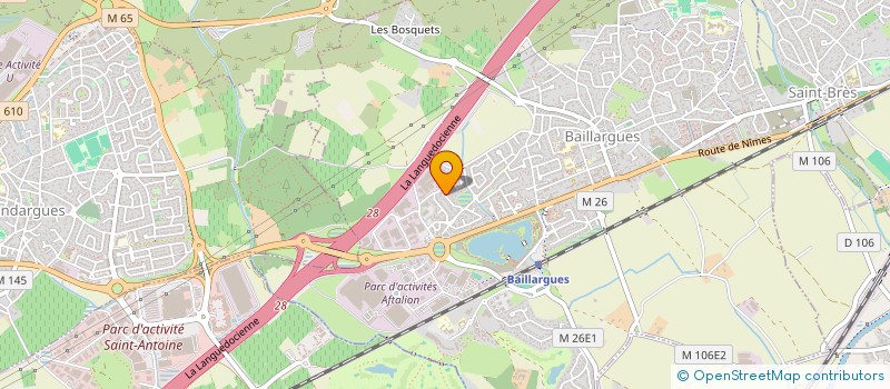 localisation de l'entreprise LMNP INDIVISION TABVIG à BAILLARGUES