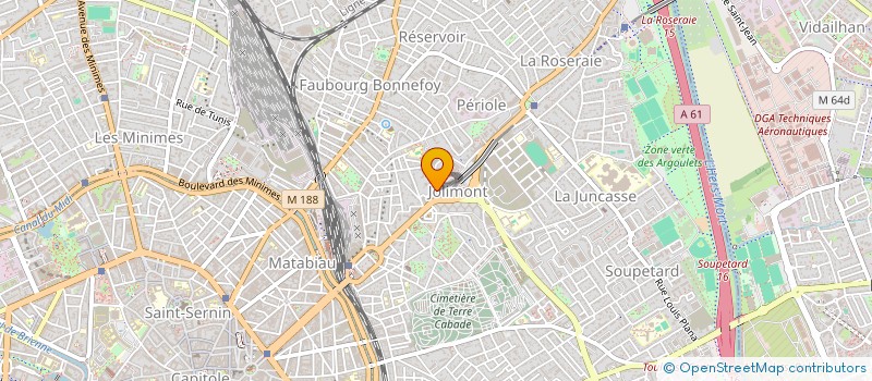 localisation de l'entreprise LMNP INDIVISION TAUPIAC à TOULOUSE