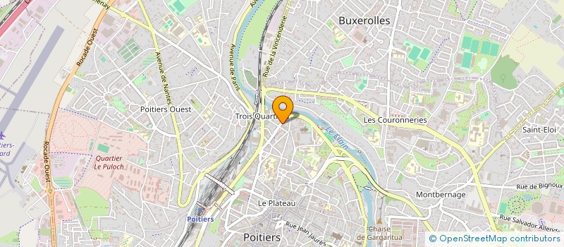 localisation de l'entreprise LMNP INDIVISION TRICHET PASTRE  POITIERS