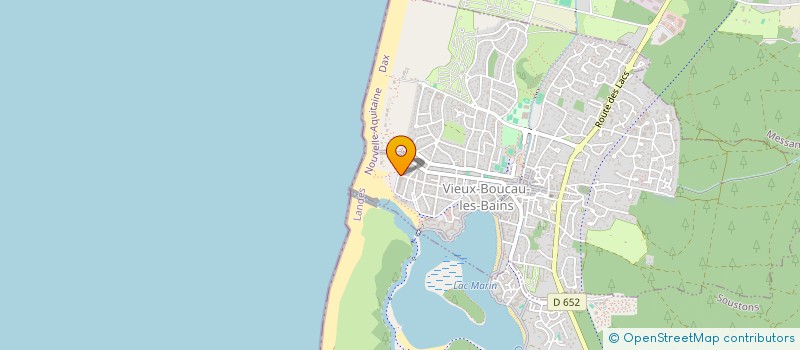 localisation de l'entreprise LMNP INDIVISION VANCON/BOSOM  VIEUX-BOUCAU-LES-BAINS