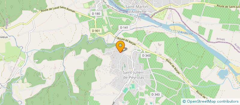 localisation de l'entreprise LMNP INDIVISION VIDAL  SAINT-JULIEN-DE-PEYROLAS