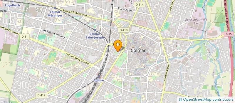 localisation de l'entreprise LMNP INDIVISION VINCENT  COLMAR