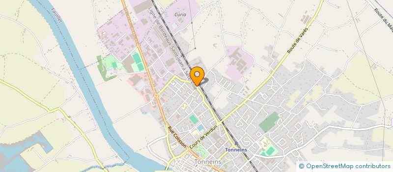 localisation de l'entreprise LMNP - JAMMES RANDOLPH  TONNEINS