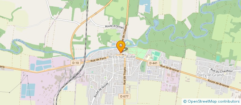 localisation de l'entreprise LMNP JC  ARCIS-SUR-AUBE