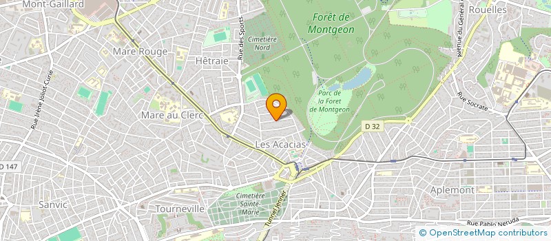 localisation de l'entreprise LMNP JEANMET  LE HAVRE