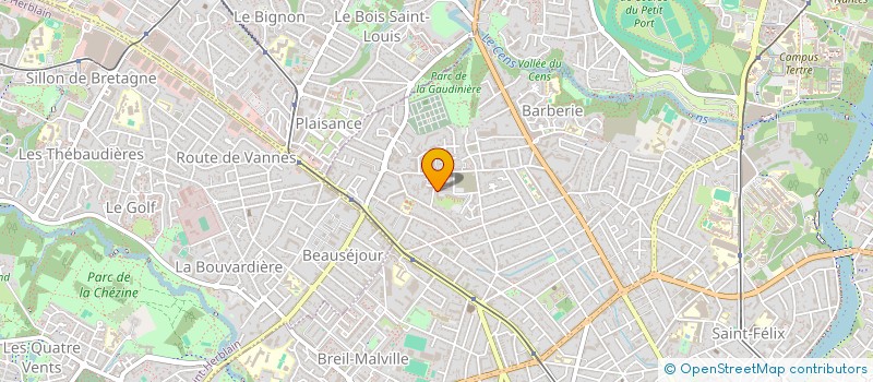 localisation de l'entreprise LMNP JENNIFER STEVEN à NANTES