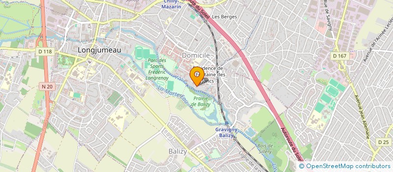 localisation de l'entreprise LMNP JJK  CHILLY-MAZARIN