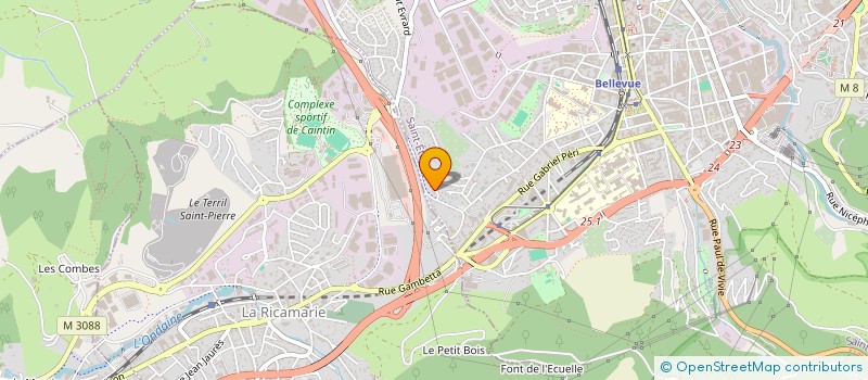 localisation de l'entreprise LMNP JOCVAL  SAINT-ETIENNE