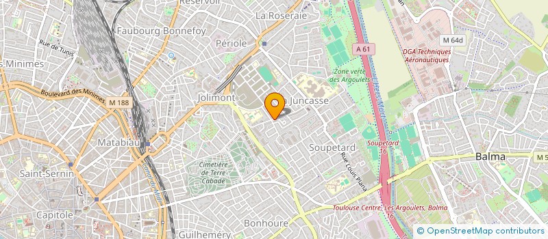 localisation de l'entreprise LMNP JOLIMONT à TOULOUSE