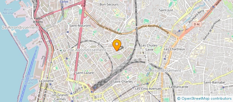 localisation de l'entreprise LMNP JOUARY TORTORELLI à MARSEILLE