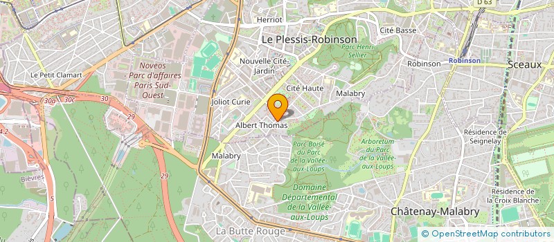 localisation de l'entreprise LMNP KAMGANOGHA  LE PLESSIS-ROBINSON