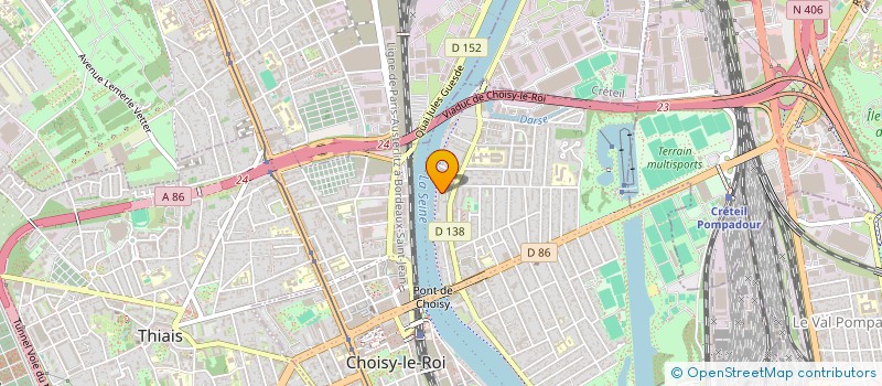 localisation de l'entreprise LMNP KANTE - ZINE  CHOISY-LE-ROI