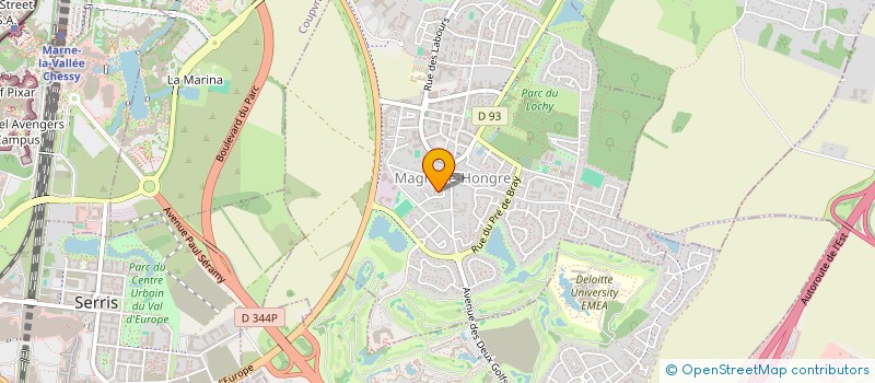 localisation de l'entreprise LMNP KARINE ET PIERRE  MAGNY-LE-HONGRE