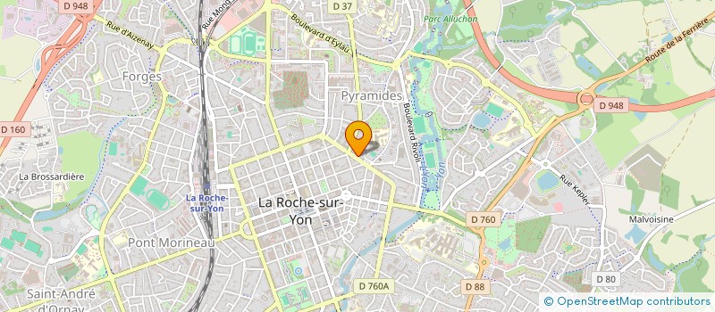 localisation de l'entreprise LMNP KAROL DE DIEULEVEULT  LA ROCHE-SUR-YON