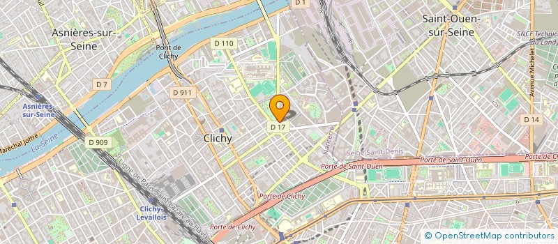 localisation de l'entreprise LMNP KILINC MANO  CLICHY