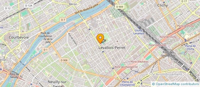 localisation de l'entreprise LMNP KLEBER LEPY-GAUTIER à LEVALLOIS-PERRET