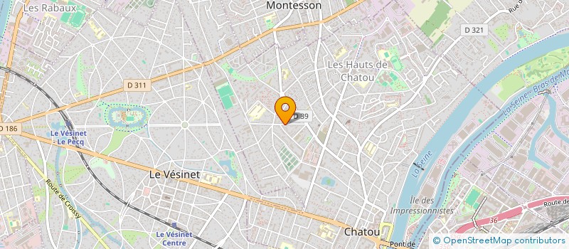 localisation de l'entreprise LMNP KOSKAS GALLOU  CHATOU