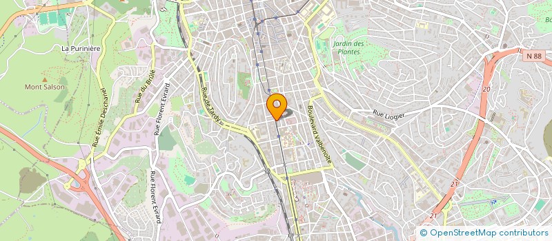 localisation de l'entreprise LMNP KREMER  SAINT-ETIENNE