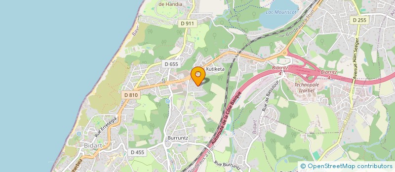 localisation de l'entreprise LMNP KUEFFNER  BIDART