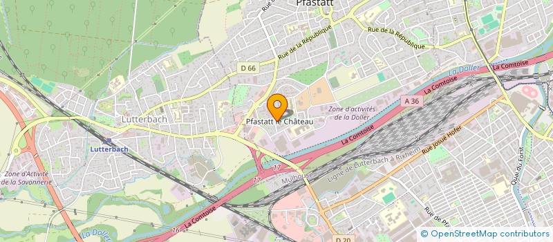 localisation de l'entreprise LMNP KUNTZ ET CYRNEK  PFASTATT