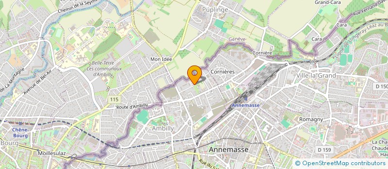 localisation de l'entreprise LMNP - L'EMPREINTE  AMBILLY