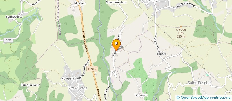 localisation de l'entreprise LMNP L2M  THUSY