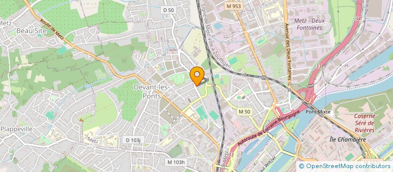 localisation de l'entreprise LMNP LA FOLIE  METZ