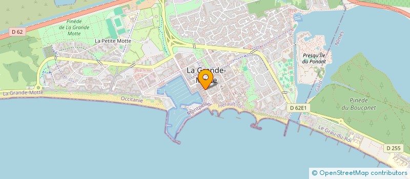localisation de l'entreprise LMNP LA GRANDE MOTTE  LA GRANDE-MOTTE