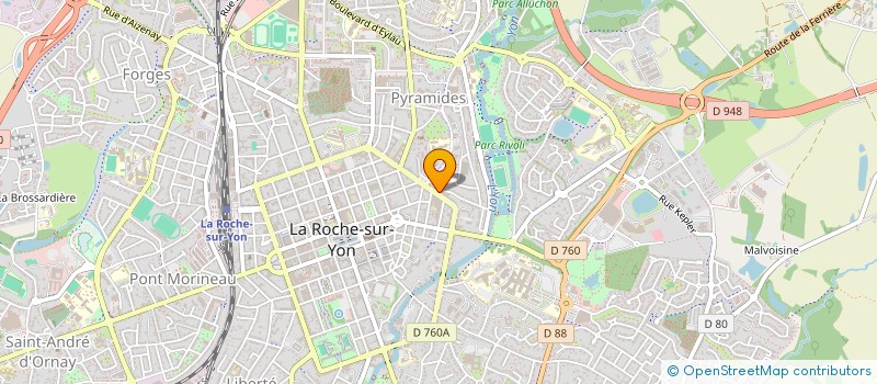 localisation de l'entreprise LMNP LA ROCHE  LA ROCHE-SUR-YON