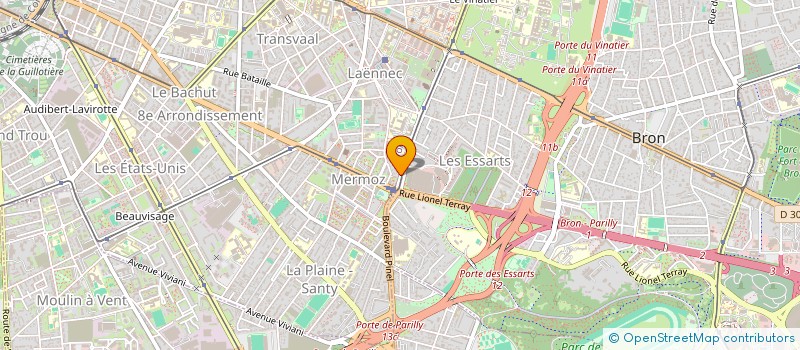 localisation de l'entreprise LMNP - LAAOUAJ  LYON