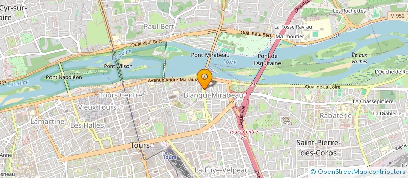 localisation de l'entreprise LMNP LAFFON D'ARCIMOLES  TOURS