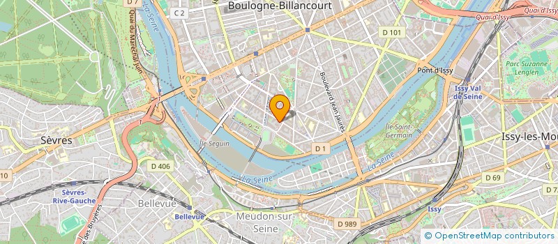 localisation de l'entreprise LMNP LAMARI à BOULOGNE-BILLANCOURT