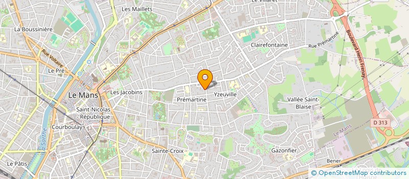 localisation de l'entreprise LMNP LAMIRAND  LE MANS