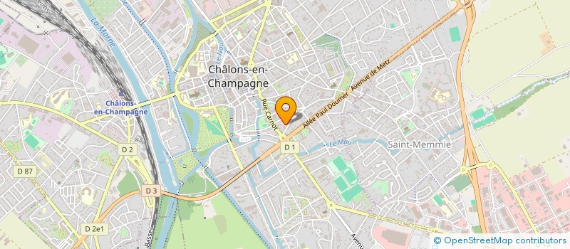 localisation de l'entreprise LMNP LANDREAT FLAMAND  CHALONS-EN-CHAMPAGNE