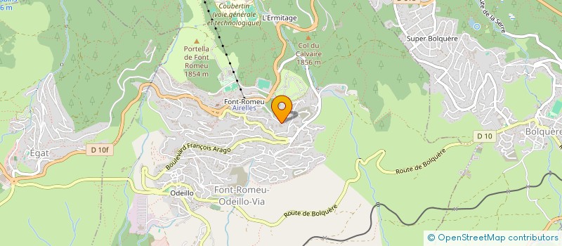 localisation de l'entreprise LMNP LANNES  FONT-ROMEU-ODEILLO-VIA